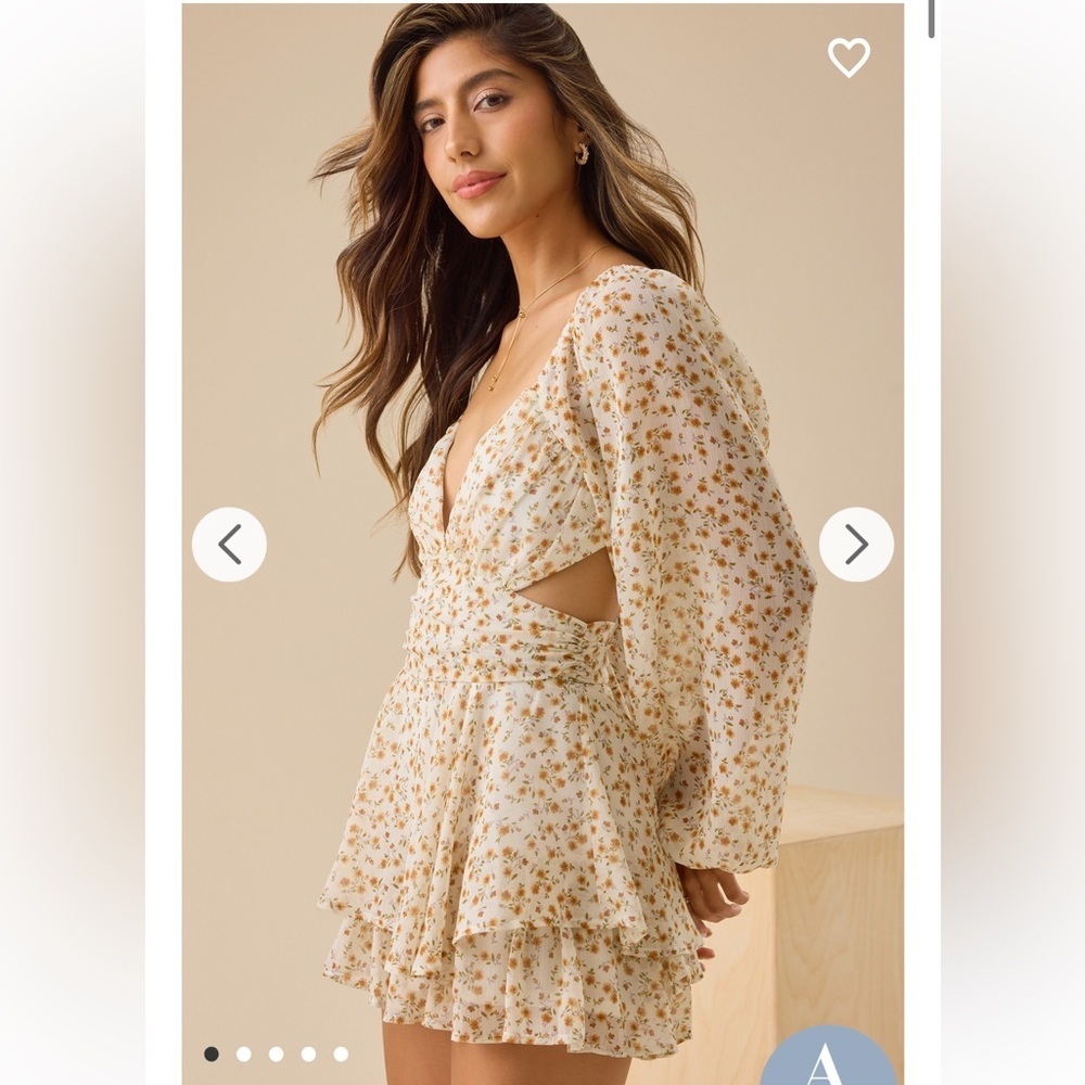 New with tags Altar’d State Laila Floral Romper